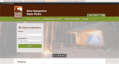 Desktop Screenshot of newhampshirestateparks.reserveamerica.com