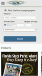 Mobile Screenshot of floridastateparks.reserveamerica.com