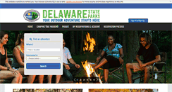 Desktop Screenshot of delawarestateparks.reserveamerica.com